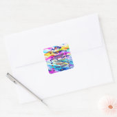 Binnenvrede_ Vierkante Sticker (Envelop)