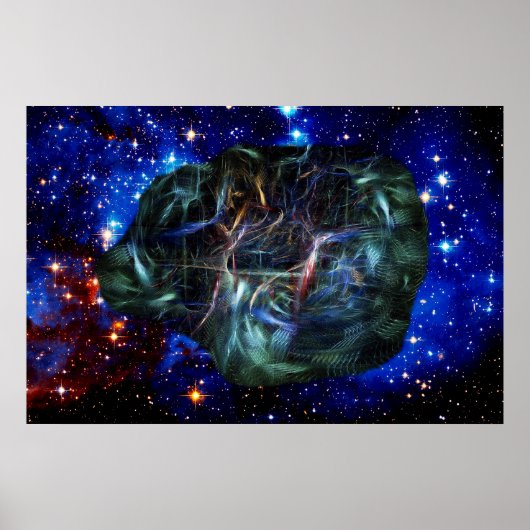 Binnenwerken van het universum poster (Voorkant)
