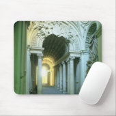 Binnenzijde met uitzicht van de trap muismat (Met muis)