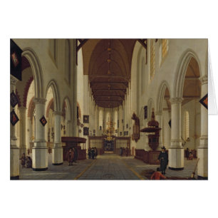 Binnenzijde van de buitenste kerk, Delft, c.1660-7