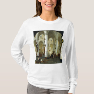 Binnenzijde van de buitenste kerk in de delft t-shirt