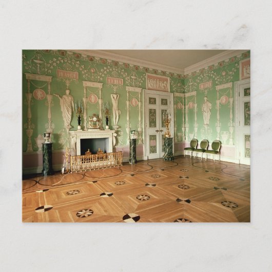 Binnenzijde van de groene mijnruimte briefkaart (Voorkant)