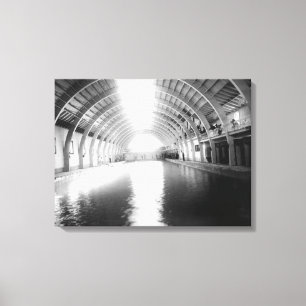 Binnenzijde van de grootste Plunge Bath Canvas Afdruk