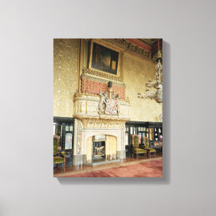 Binnenzijde van de Venetiaanse Tekenruimte Canvas Afdruk