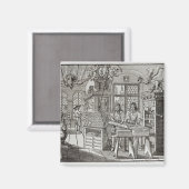 Binnenzijde van een drukkerij in Neurenberg Magneet (Voorkant / Achterkant)