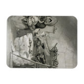 Binnenzijde van een Eskimo Snow Hut, Winter Island Magneet (Horizontaal)