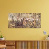 Binnenzijde van een fabriek voor muizen canvas afdruk (Insitu (Woonkamer))