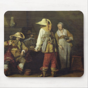 Binnenzijde van een Inn, 1636 Muismat