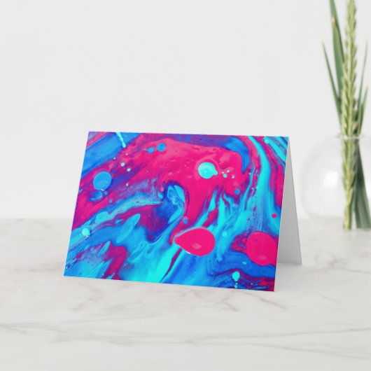 Binnenzijde van een lavallamp kaart (Voorkant)