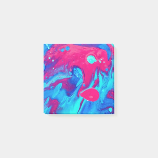 Binnenzijde van een lavallamp post-it® notes (Voorkant)