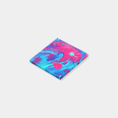 Binnenzijde van een lavallamp post-it® notes (Schuin)