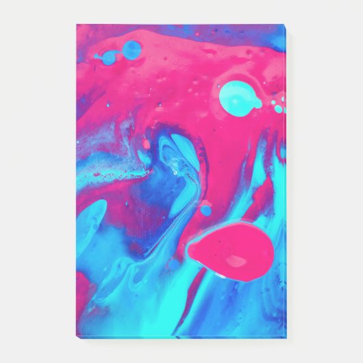 Binnenzijde van een lavallamp post-it® notes (Voorkant)