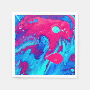 Binnenzijde van een lavallamp servet