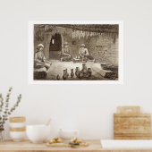 Binnenzijde van een Potter-workshop, van volume II Poster (Keuken)