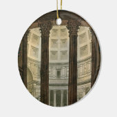 Binnenzijde van het Pantheon, Rome, van Le Costume Keramisch Ornament (Links)