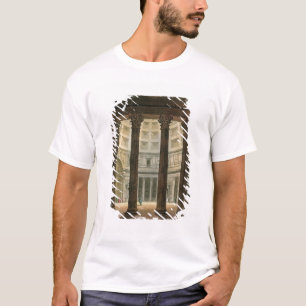 Binnenzijde van het Pantheon, Rome, van Le Costume T-shirt