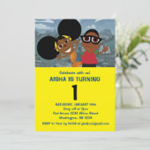 Bino et Fino Anniversaire Fête Invitation (Debout devant)