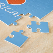 Bino et Fino J'aime Afrique Jigsaw Puzzle Blue (Côté)