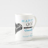  Binocles 90th Birthday gepersonaliseerd Mug Porselein Kop (Voorkant rechts)