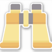 Binocles Sticker (Voorkant)