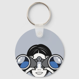 Binocles Vector Sleutelhanger