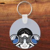 Binocles Vector Sleutelhanger (Voorkant)
