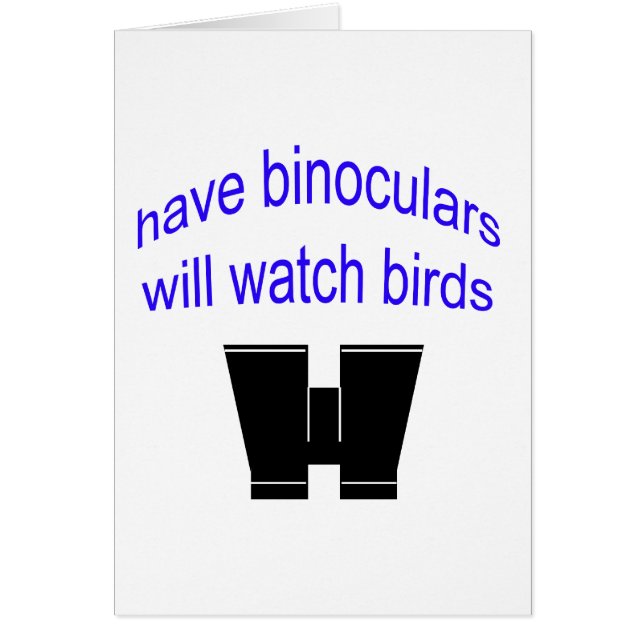 bino's kijken naar vogels (Voorkant)