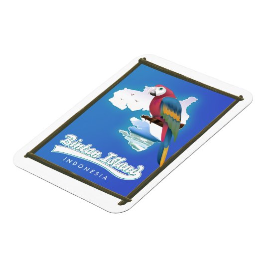 Bintan eiland Indonesië reiskaart Magneet (Linkerzijde)