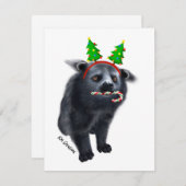 Binturong - kerstkaart  (Voorkant / Achterkant)