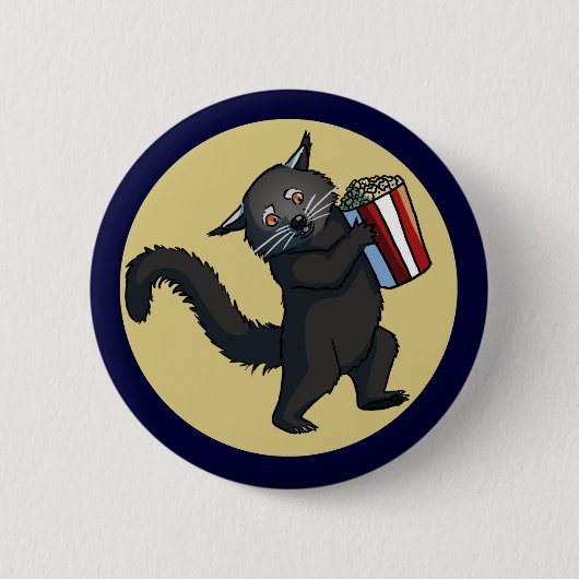 Binturong Popcorn Button (Voorkant)