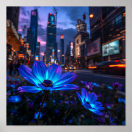 Bio Blauw Poster