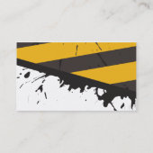 Bio carte de visite de scène du crime de bande de (Dos)