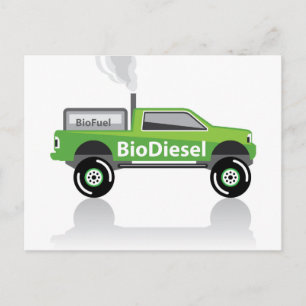 Bio diesel Pickup Briefkaart