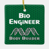 Bio Engineer Body Builder Keramisch Ornament (Voorkant)