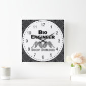 Bio Engineer Body Builder Vierkante Klok (Huis)