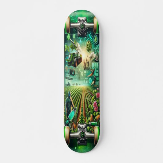 "Bio-engineered Eden Deck" Skateboard (Voorkant)