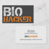 Bio Hacker-Visitekaartjes Visitekaartje (Voorkant / Achterkant)