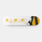 Bio Hazard Attentie Tape Comp Skateboard (Horizontaal)
