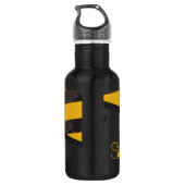 Bio Hazard Caution Tape Crime 32 oz. Waterfles (Achterkant)