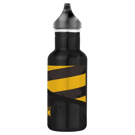 Bio Hazard Caution Tape Crime 32 oz. Waterfles (Rechts)