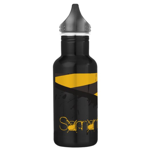 Bio Hazard Caution Tape Crime 32 oz. Waterfles (Links)