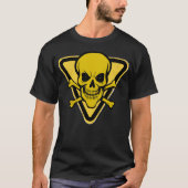Bio Hazard Grinning Skull T-Shirt V2 (Devant)