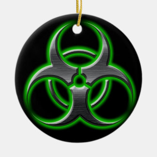 Bio-Hazard Ornament Green