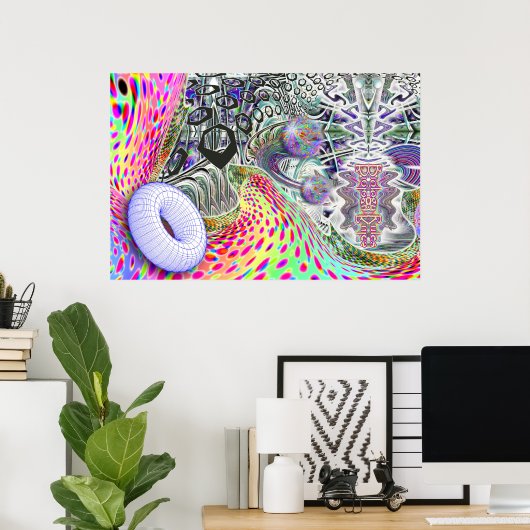 Bio-Logical-Donut poster (Thuiskantoor)