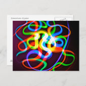 Bio-luminescent Worms Briefkaart (Voorkant / Achterkant)