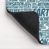 Bio Nuage Mots Tekst Biodiversiteit Muismat (Hoek)