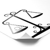 Biobalans balans zodiale astrologie horoscoop foto afdruk (Hoek)