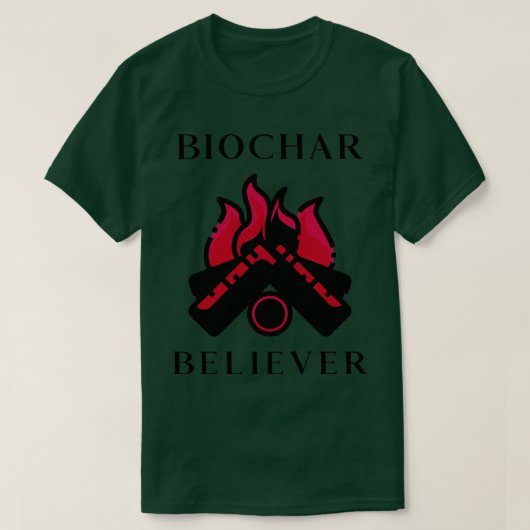BIOCHAR BELIEVER T-SHIRT (Design voorkant)