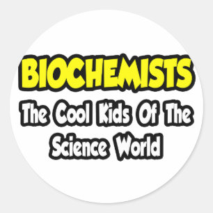 Biochemici...Cool Kind van Science World Ronde Sticker