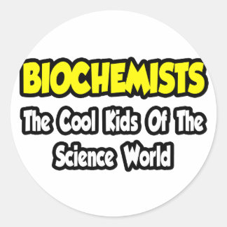 Biochemici...Cool Kind van Science World Ronde Sticker